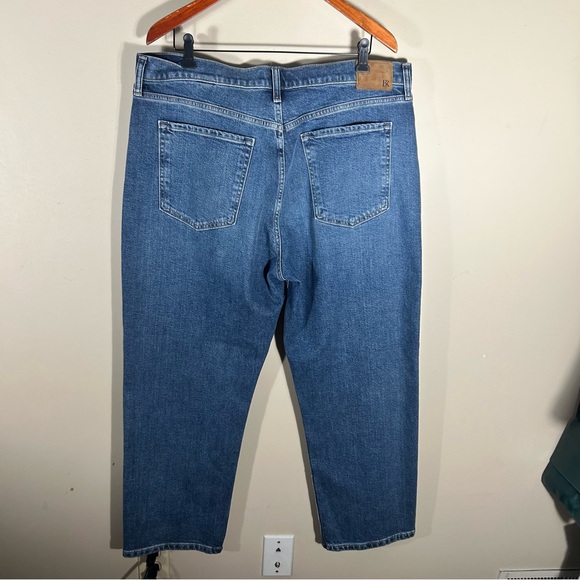 Banana Republic Women’s High Rise Straight Jeans Medium Wash Size 33 US 16 - Picture 7 of 11